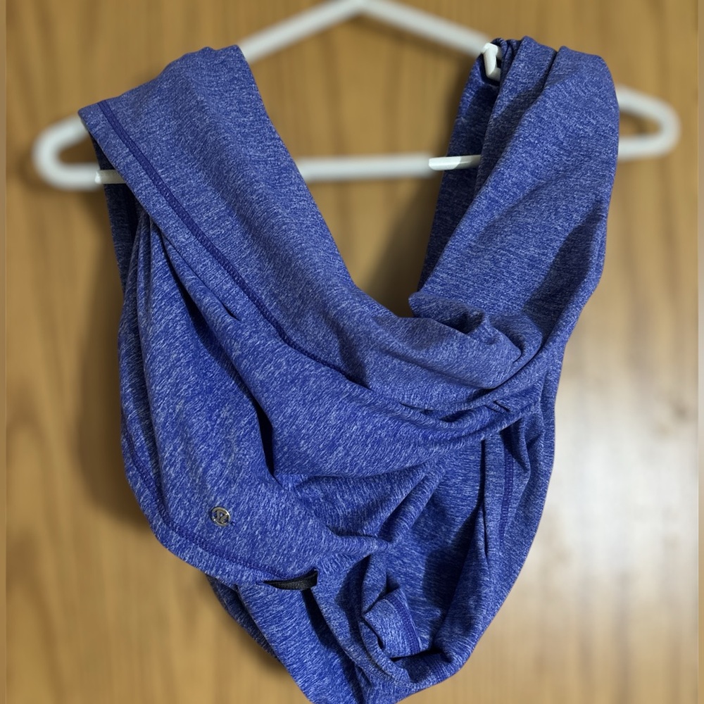 lululemon athletica Blue Heather Infinity Scarf Wrap
